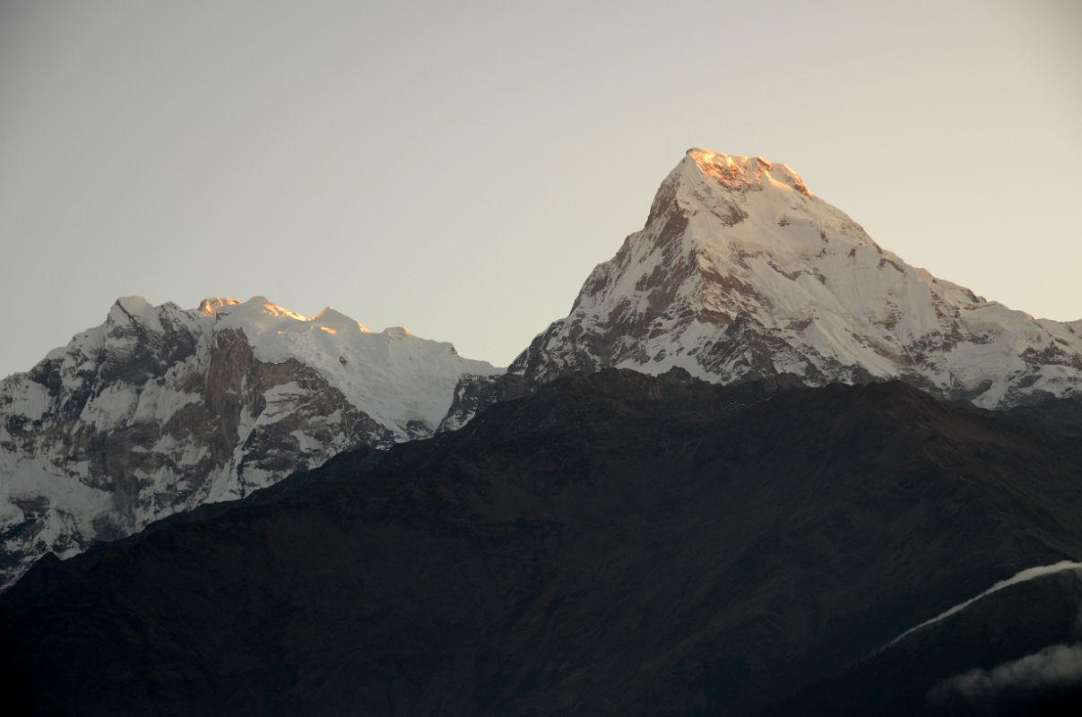 Poon Hill 15 Sunrise On Fang, Annapurna I, and Annapurna South 